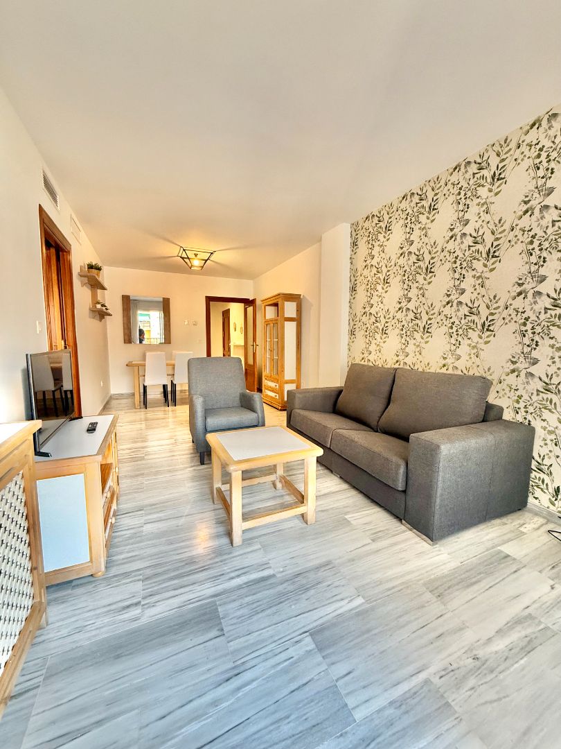 Living room of Flat to rent in  Granada Capital  with Air Conditioner, Heating and Terrace