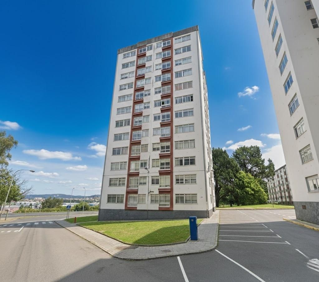 Vista exterior de Pis en venda en Ferrol amb Jardí privat