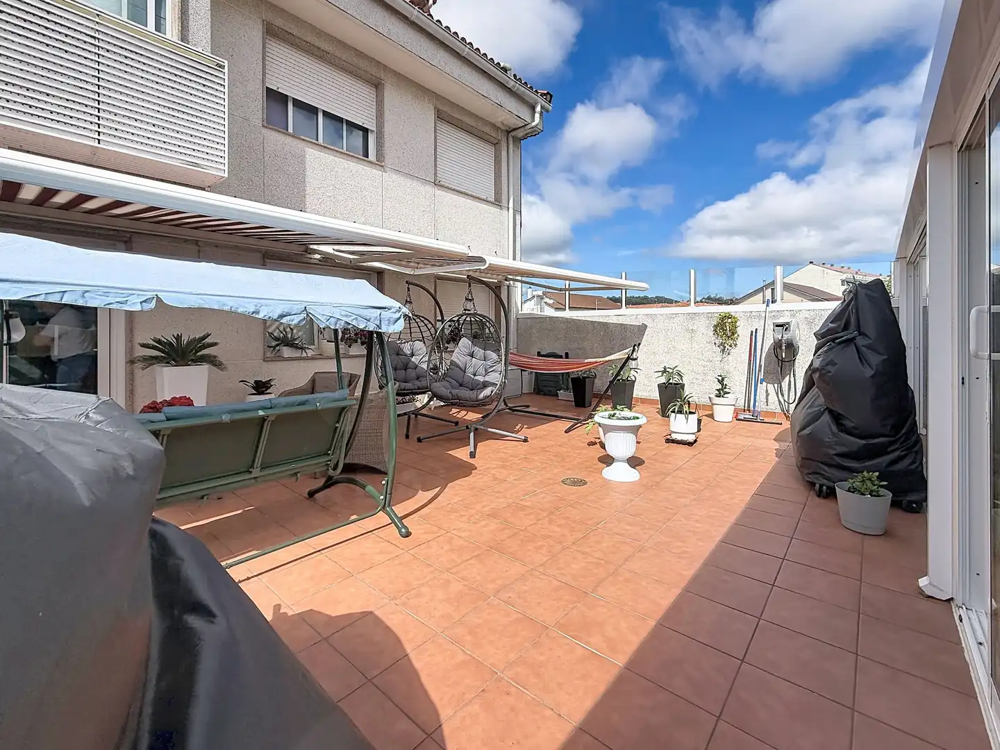 Terrace of Flat for sale in Ribadumia  with Heating and Terrace