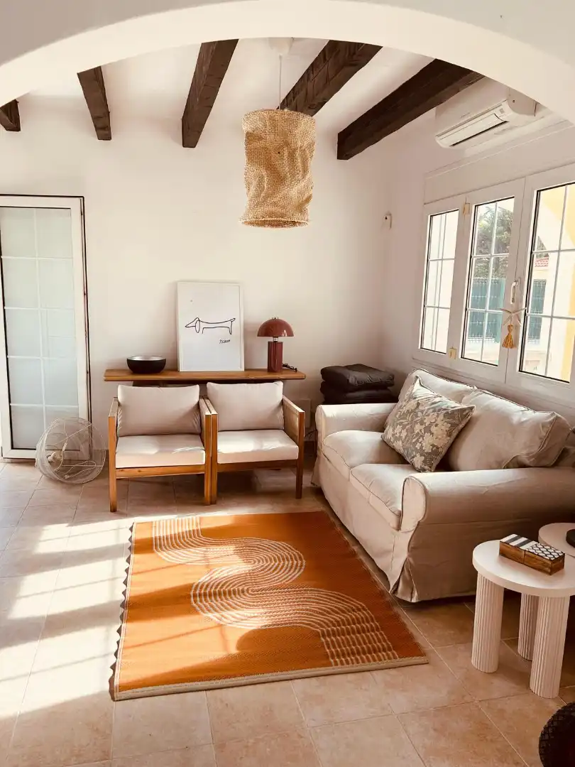 Sala de estar de Casa o chalet en venta en Ciutadella de Menorca con Aire acondicionado, Jardín privado y Terraza