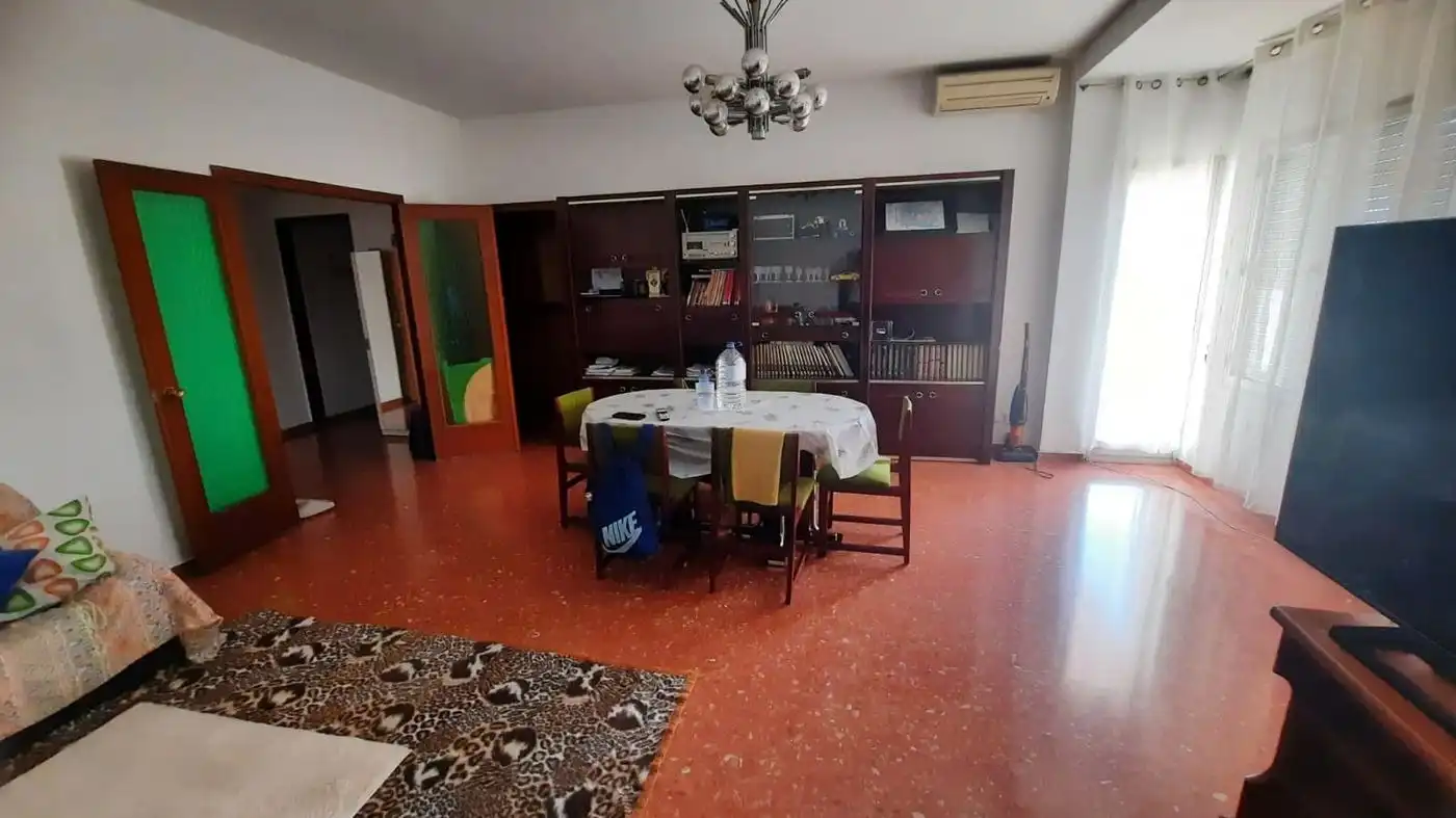 Sala d'estar de Pis en venda en Amposta amb Terrassa, Moblat i Balcó