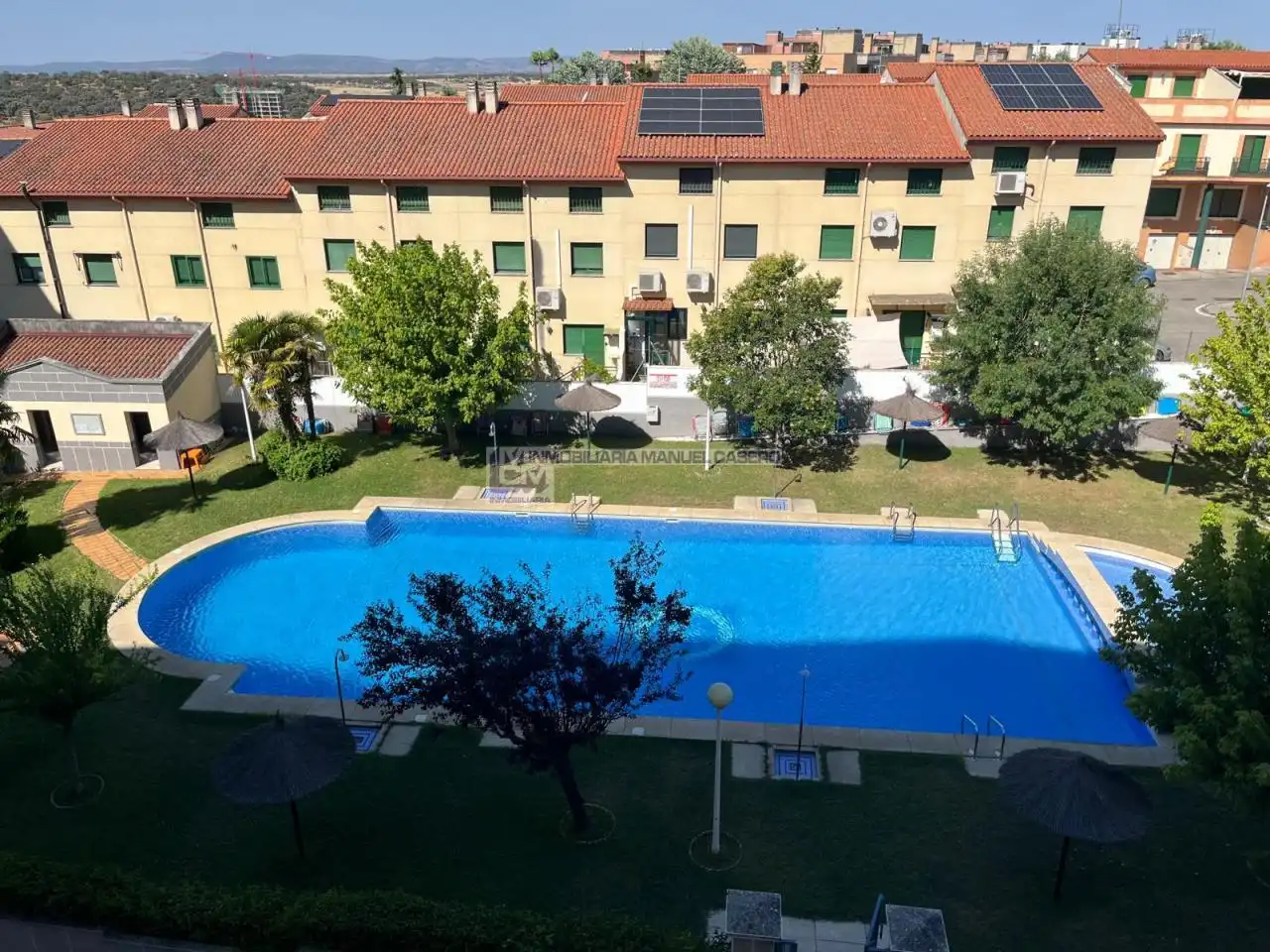 Swimming pool of Apartments for rent in Cáceres  with Air Conditioner, Heating and Terrace