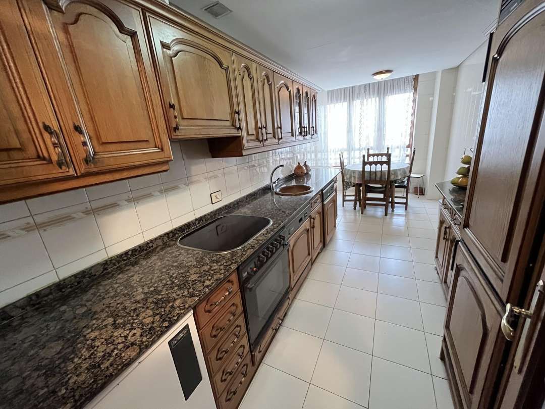 Kitchen of Flat for sale in Medina de Pomar  with Heating, Storage room and Furnished