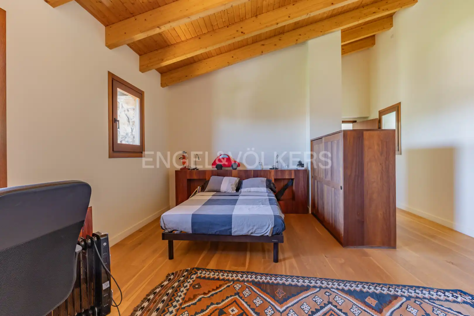 Habitación de Finca rústica en venta en Gallifa con Aire acondicionado, Calefacción y Jardín privado