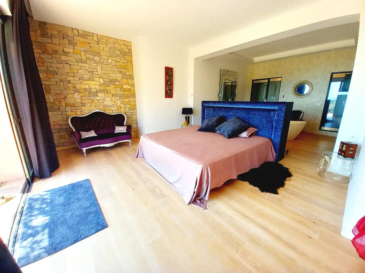 Schlafzimmer von Haus oder Chalet zum Verkauf in El Castell de Guadalest mit Klimaanlage, Privatgarten und Terrasse