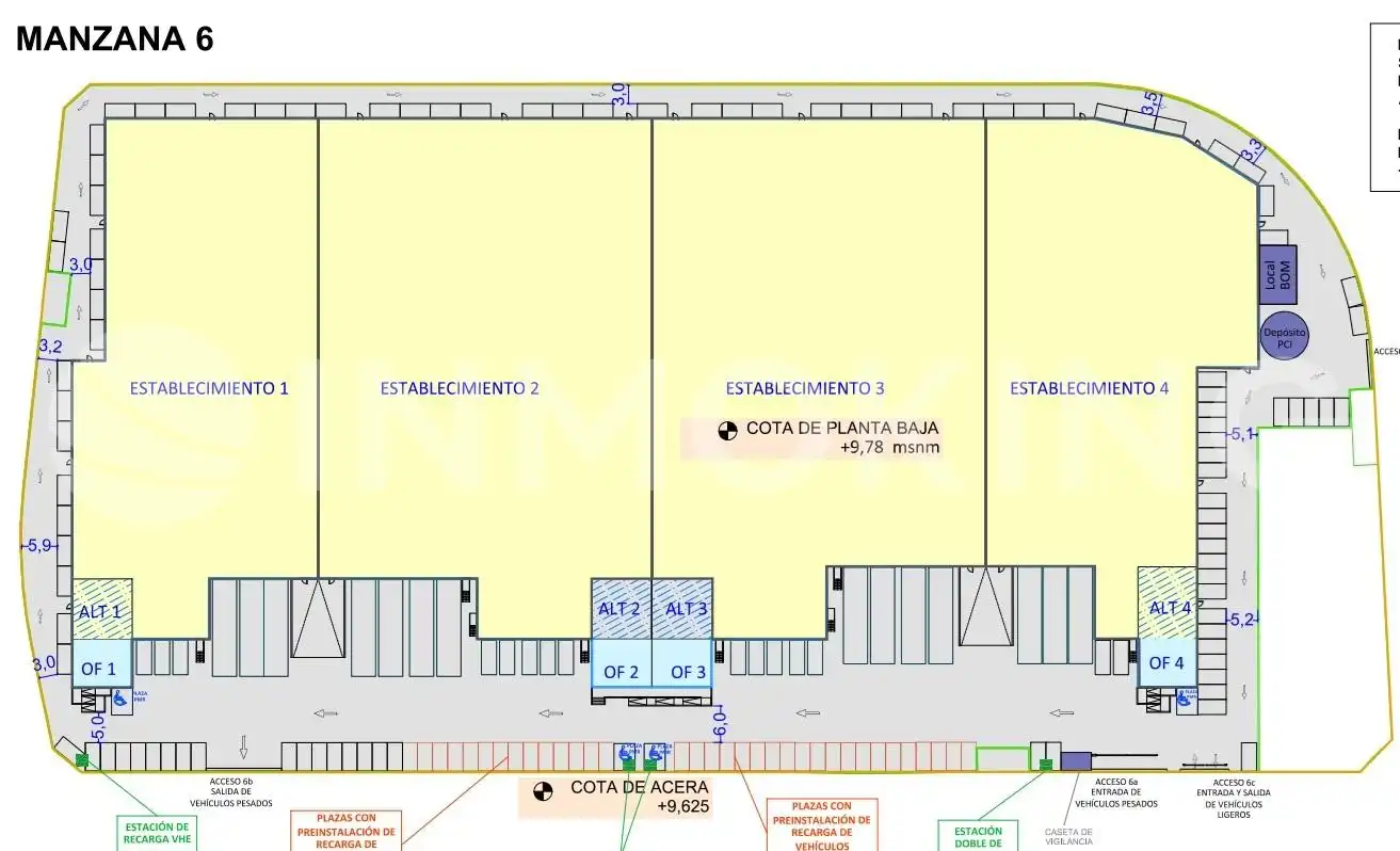 Parking of Industrial buildings for rent in Albal  with Heating