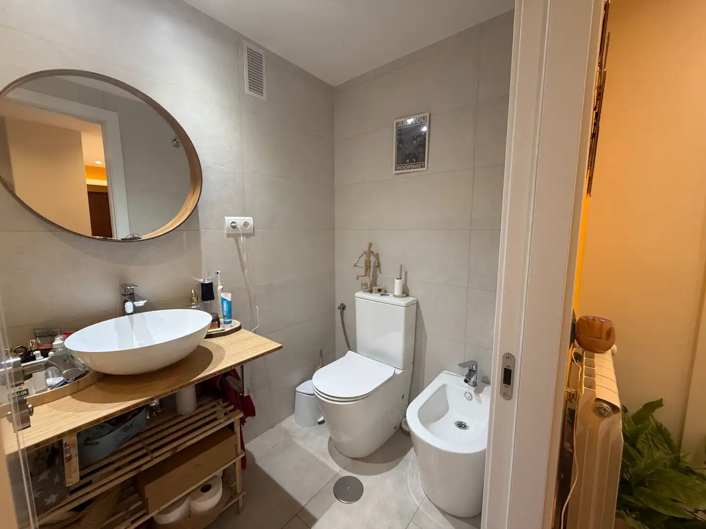 Badezimmer von Wohnung zum Verkauf in León Capital  mit Heizung, Parkett und Möbliert