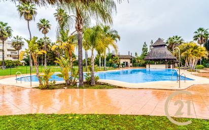 Swimming pool of Planta baja for sale in Estepona  with Air Conditioner, Heating and Terrace