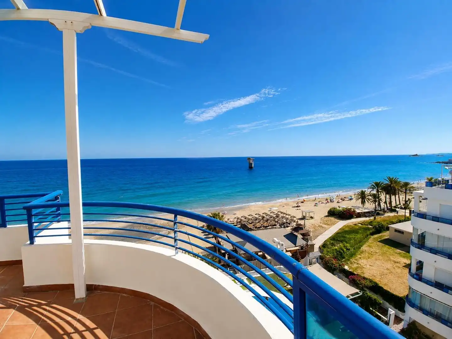 Terraza de Apartamento de alquiler en Marbella con Terraza