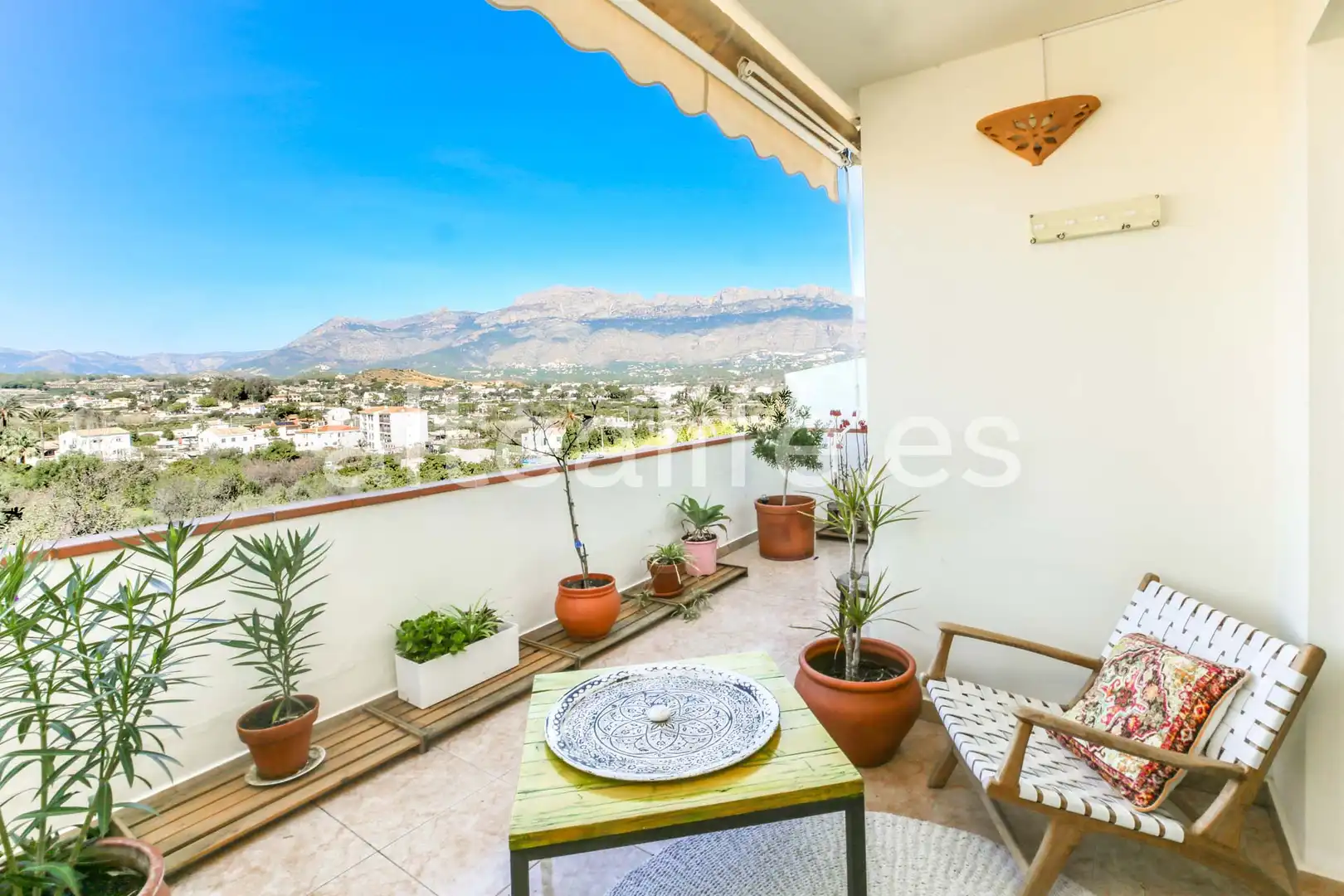 Terrasse von Dachboden zum Verkauf in Altea mit Klimaanlage und Terrasse