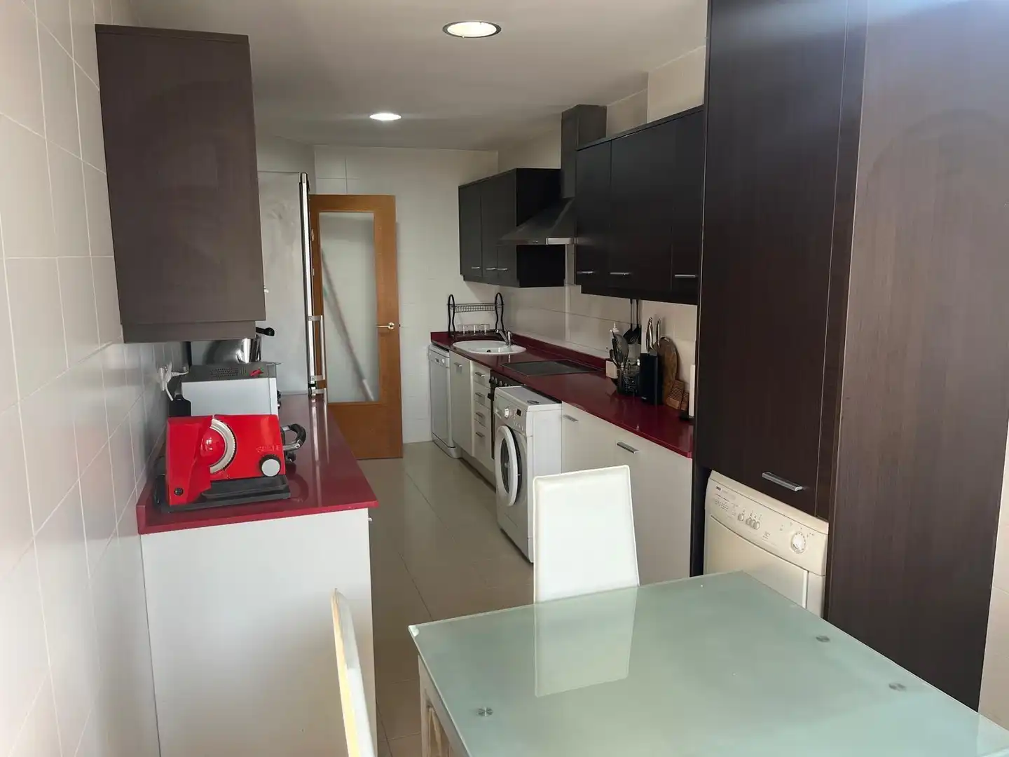 Cocina de Piso de alquiler en Torrent con Parquet y Piscina comunitaria