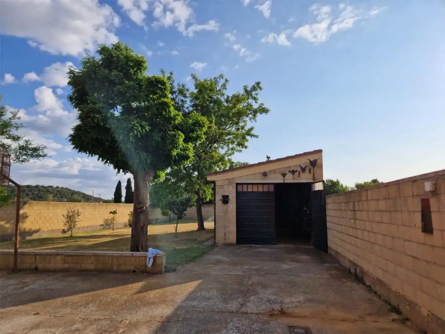 Vista exterior de Casa o xalet en venda en Villabrázaro amb Jardí privat, Traster i Moblat