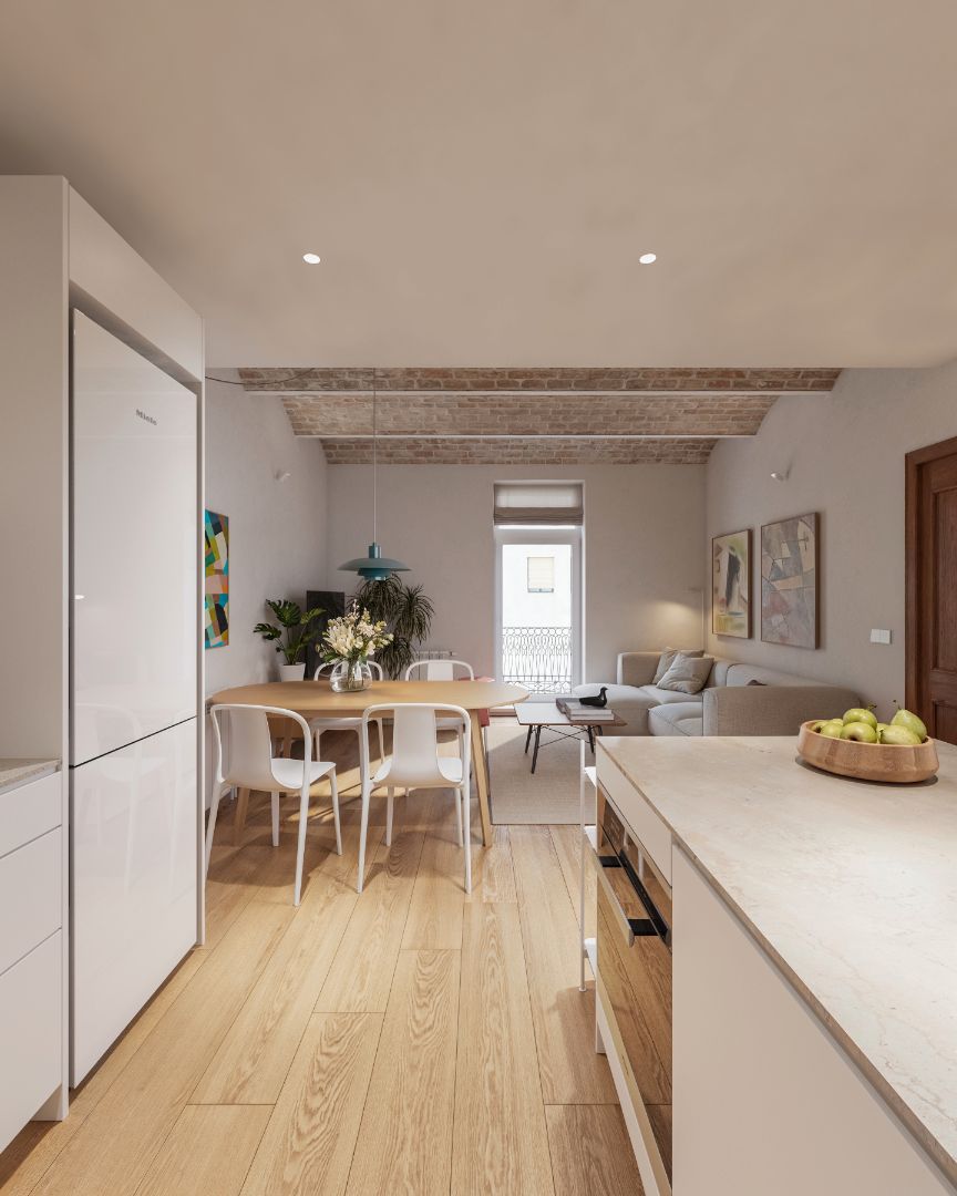 Living room of Flat for sale in Sant Joan de les Abadesses  with Heating, Parquet flooring and Storage room