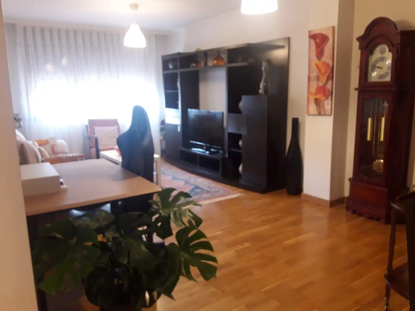 Sala d'estar de Pis en venda en Oviedo  amb Calefacció, Jardí privat i Traster