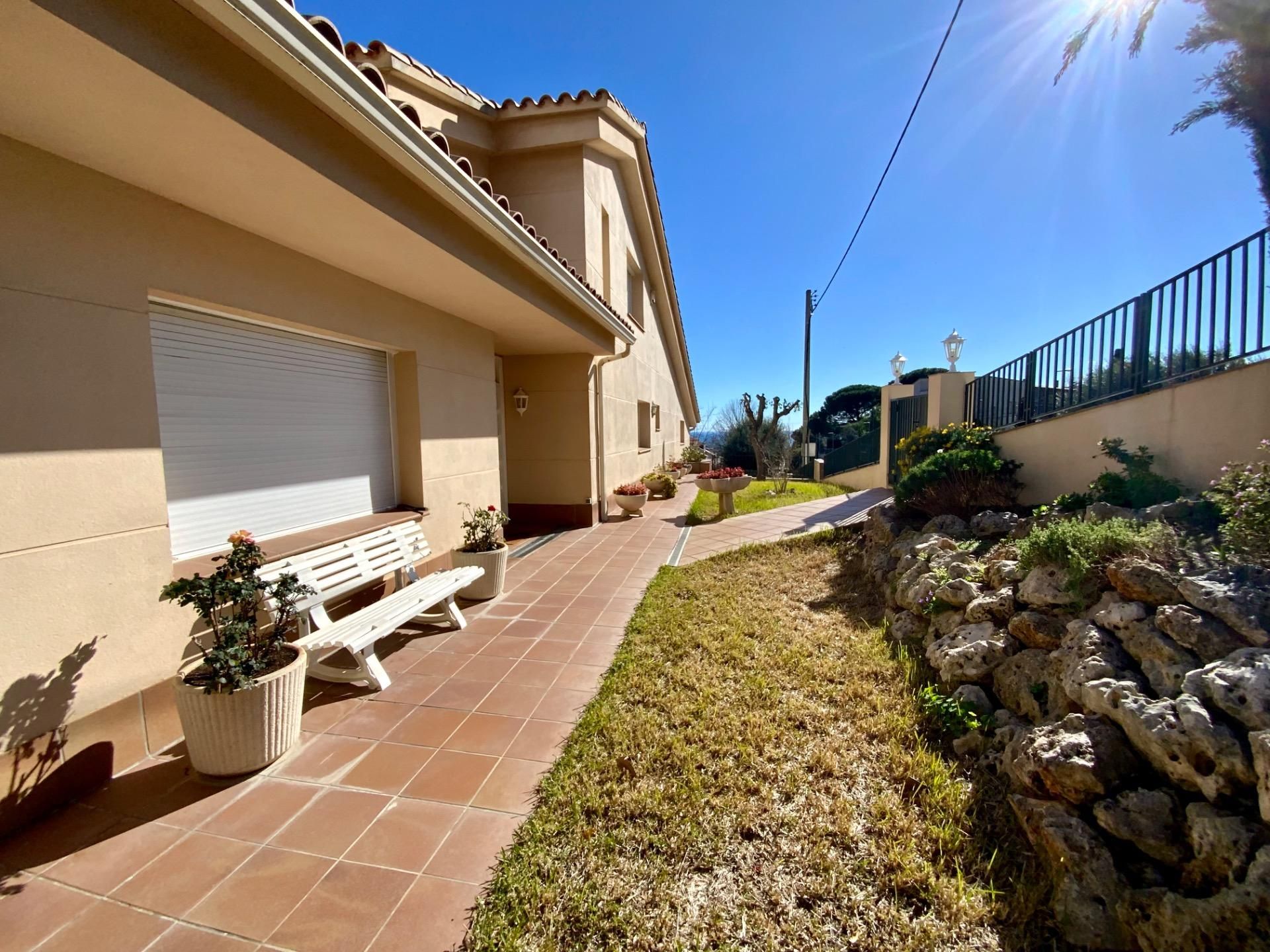Exterior view of House or chalet for sale in Teià  with Air Conditioner, Heating and Private garden