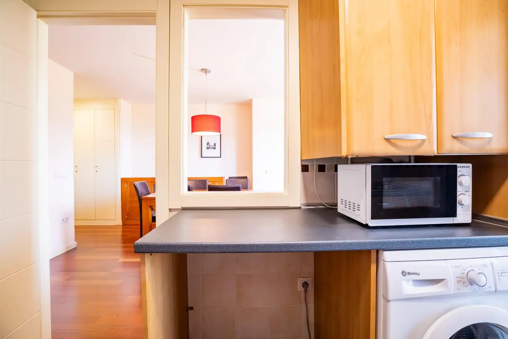 Küche von Wohnung zum Verkauf in Sabiñánigo mit Heizung, Parkett und Terrasse