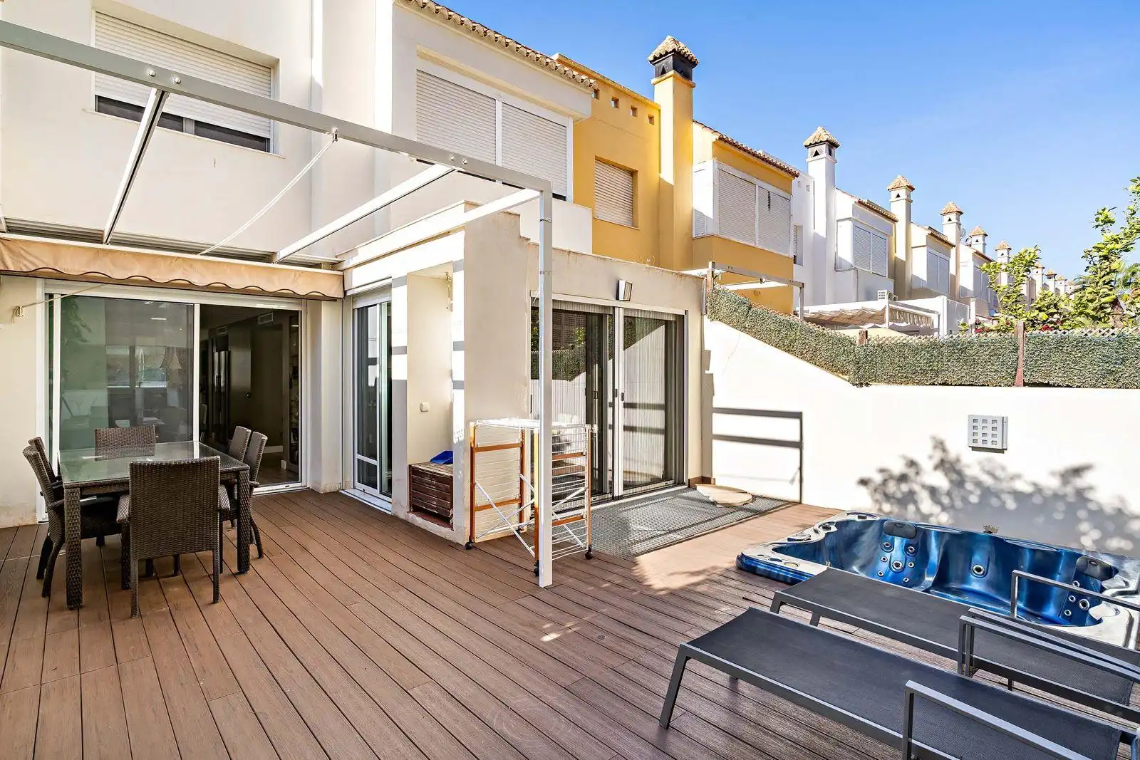 Terrace of Houses for rent in Roquetas de Mar  with Air Conditioner, Heating and Terrace