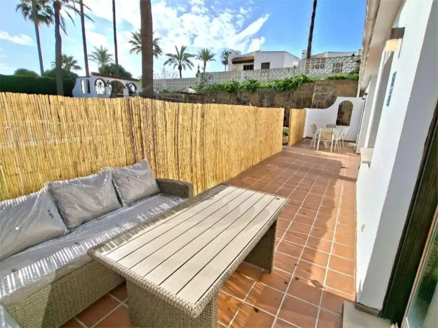 Terrace of Flat for sale in Manilva  with Air Conditioner and Swimming Pool