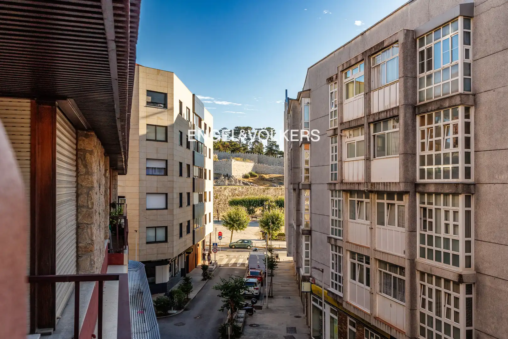 Exterior view of Flat for sale in Baiona  with Heating, Parquet flooring and Terrace