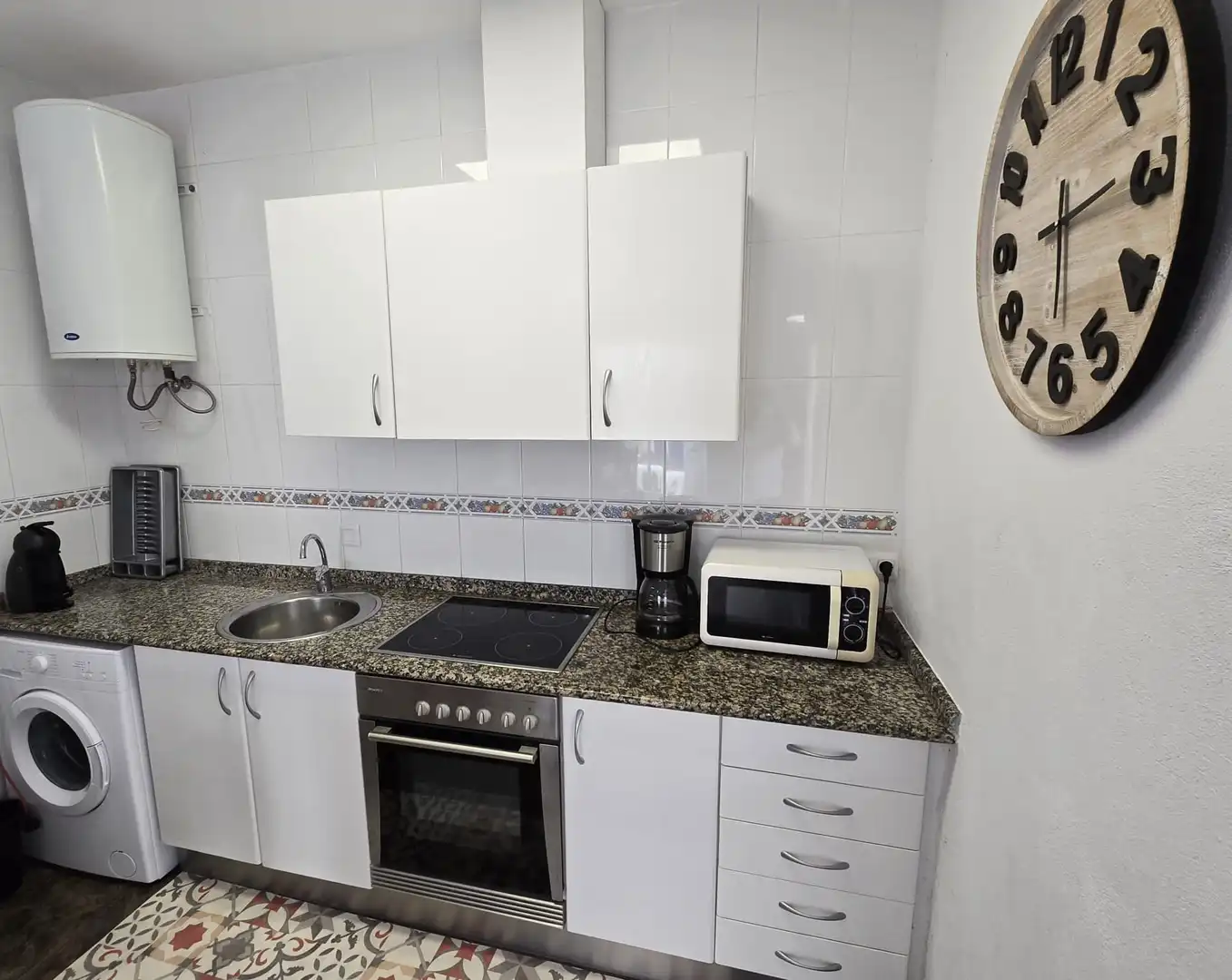 Cuina de Pis en venda en Alcalà de Xivert amb Jardí privat, Terrassa i Moblat