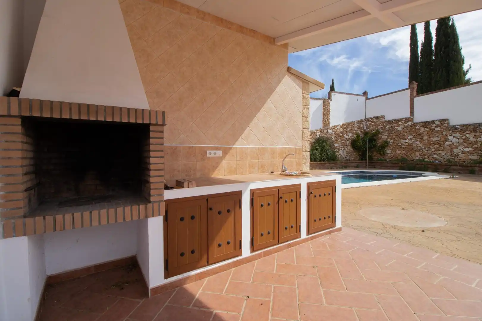 Jardín de Casa o chalet en venta en Cómpeta