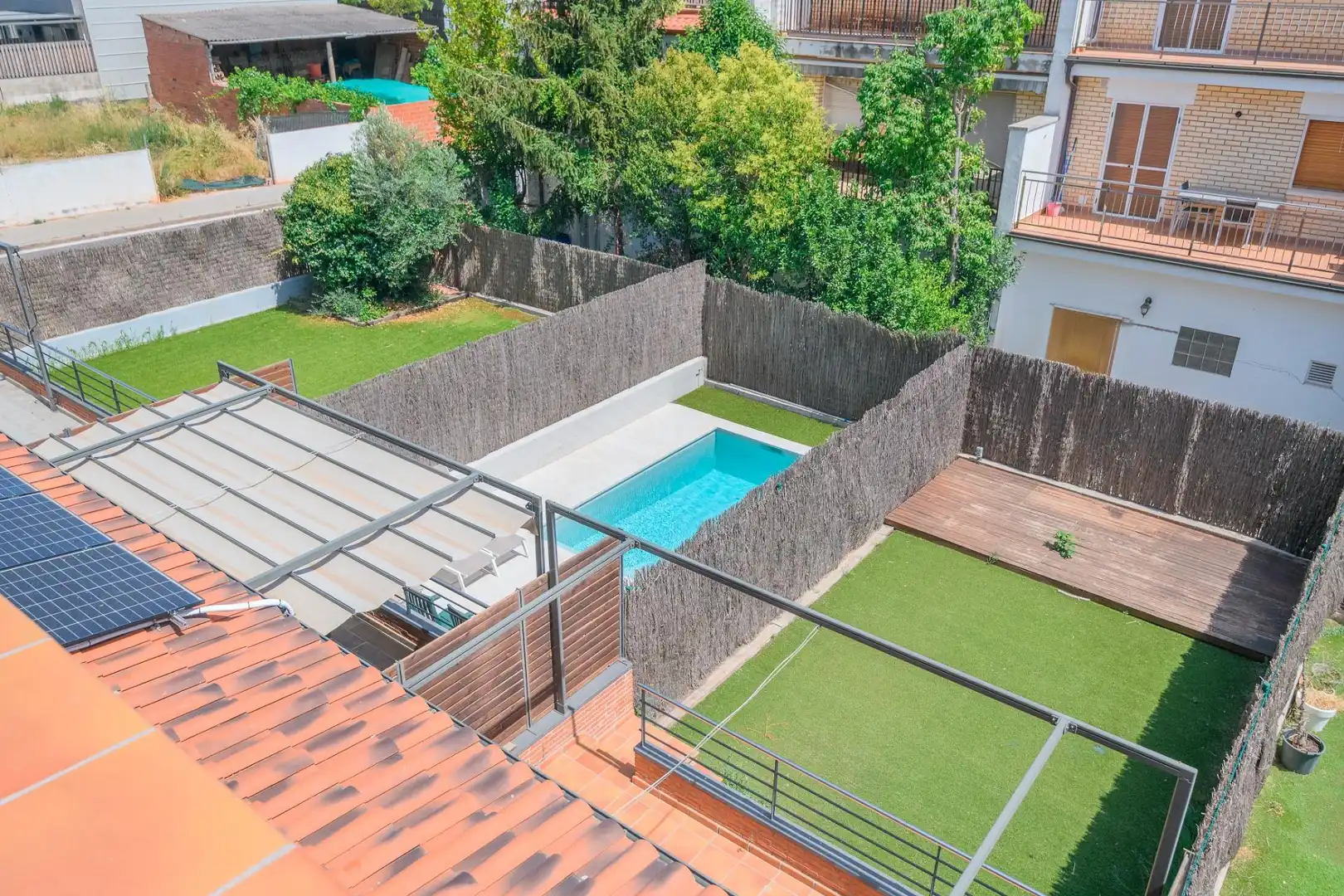 Piscina de Casa o xalet en venda en Santpedor amb Calefacció, Jardí privat i Parquet