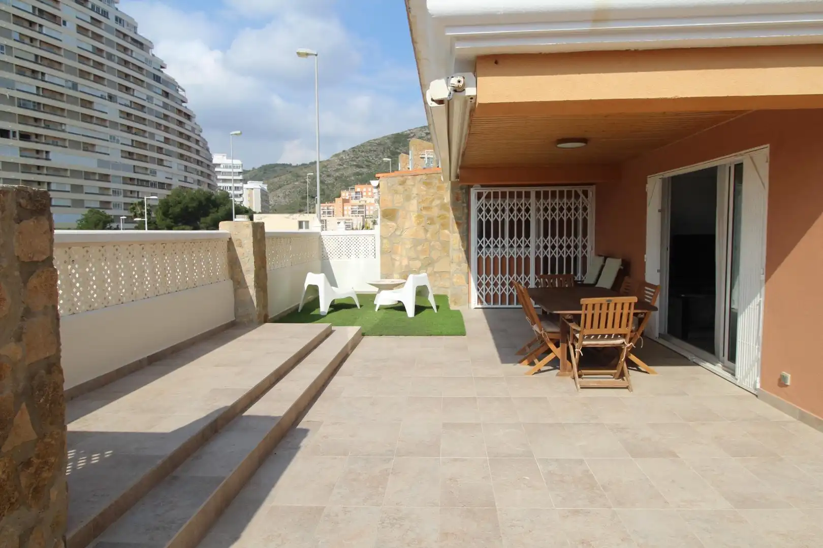 Terraza de Apartamento en venta en Cullera con Calefacción, Jardín privado y Terraza