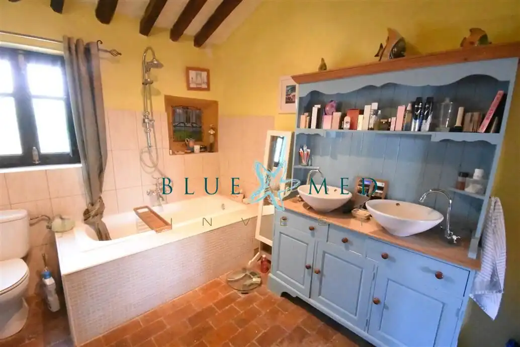 Baño de Casa o chalet en venta en Mazarrón con Calefacción, Jardín privado y Terraza