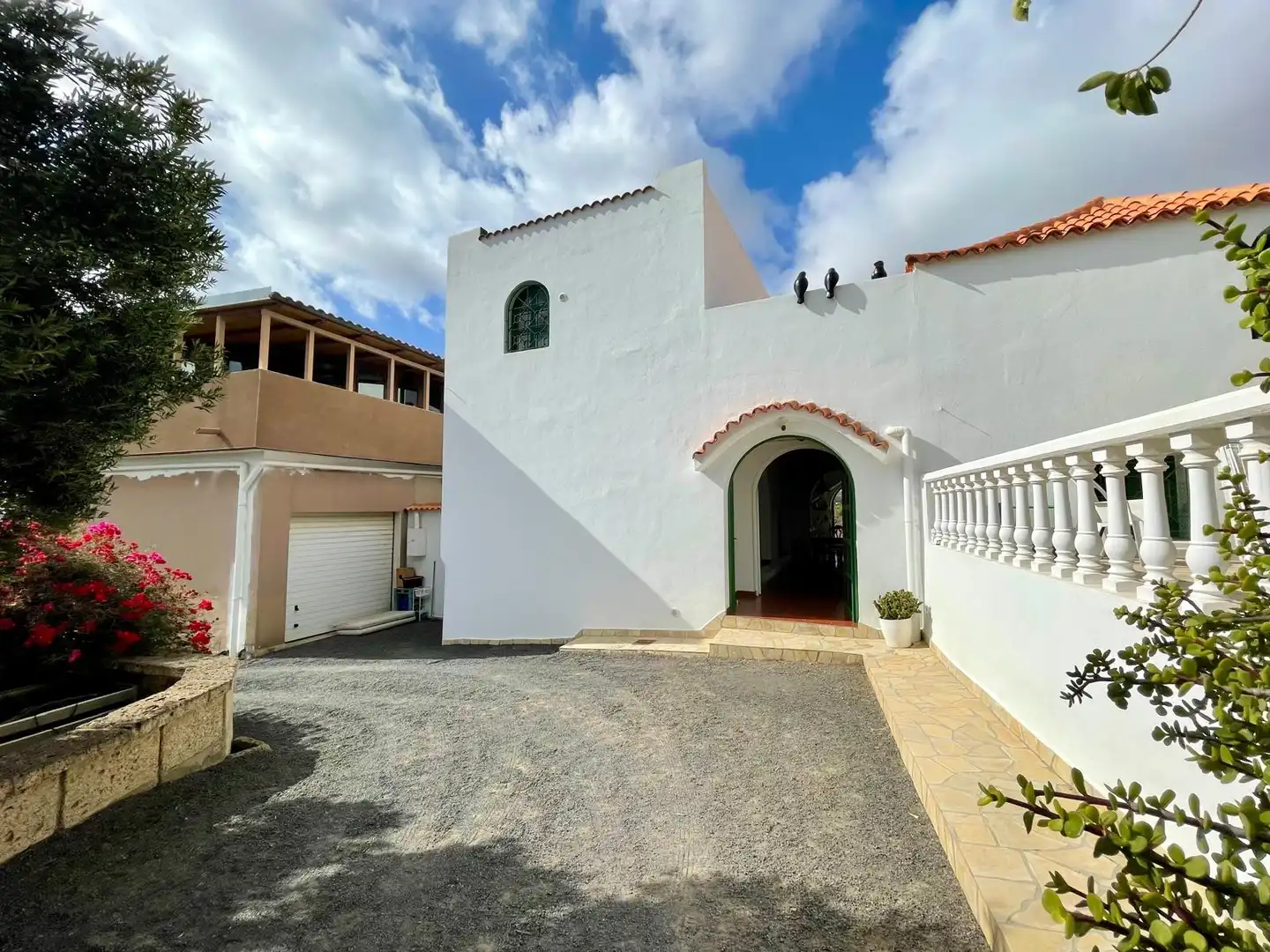 Exterior view of Houses for sale in Granadilla de Abona  with Private garden, Terrace and Swimming Pool