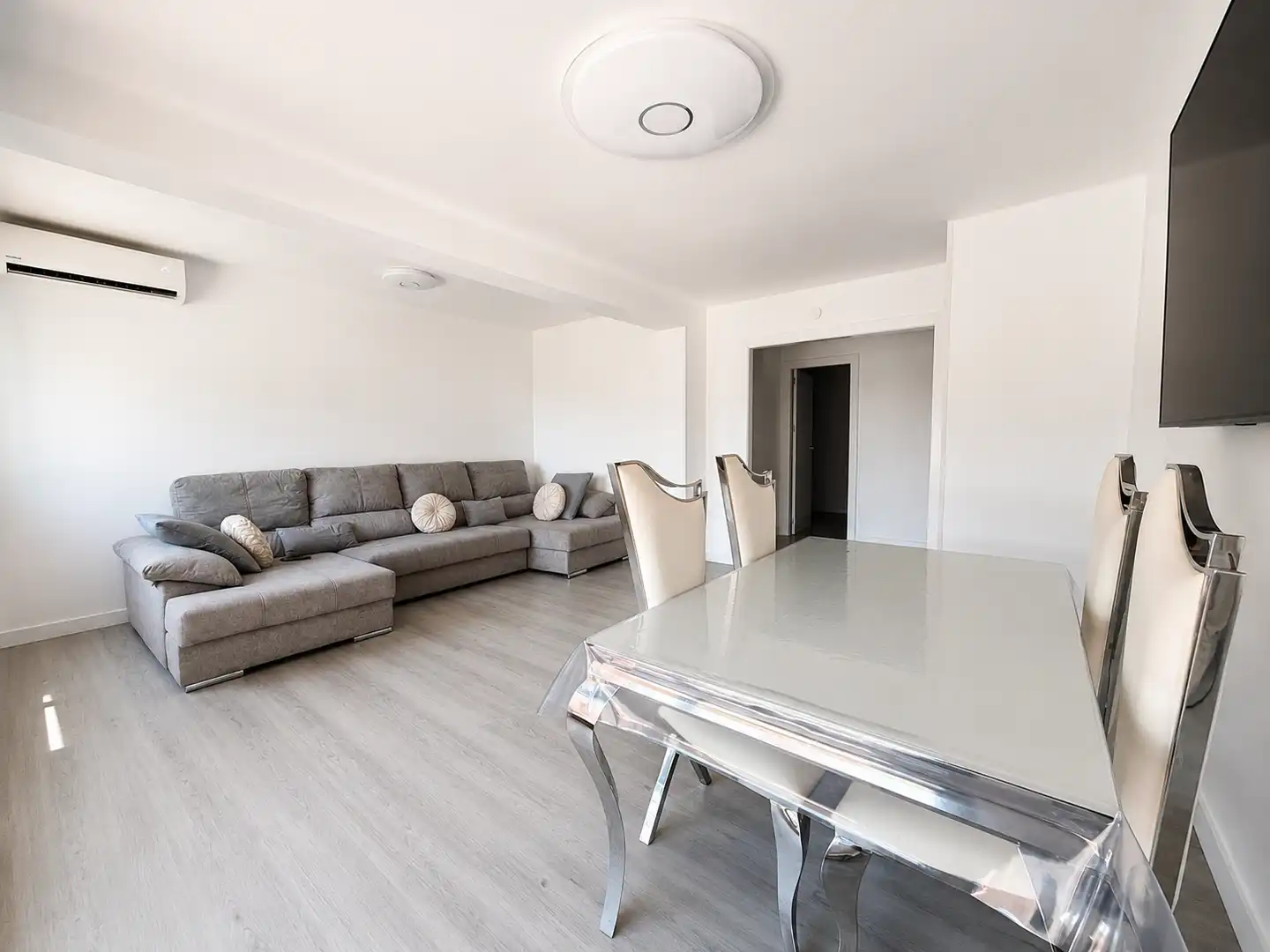 Sala de estar de Piso en venta en Badalona con Aire acondicionado y Calefacción