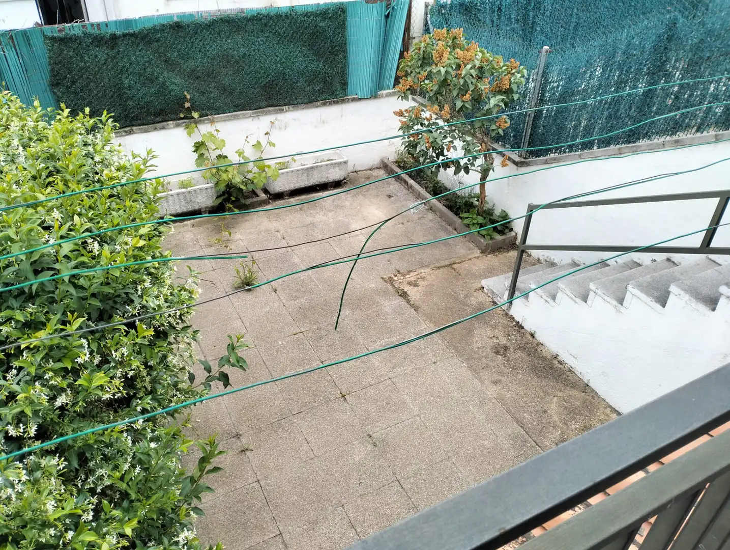 Terraza de Casa adosada en venta en Santa Coloma de Farners con Aire acondicionado, Calefacción y Jardín privado