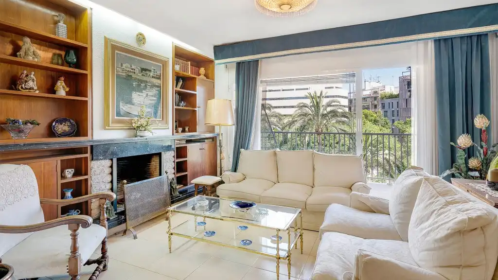 Wohnzimmer von Wohnungen zum Verkauf in  Palma de Mallorca mit Heizung und Terrasse