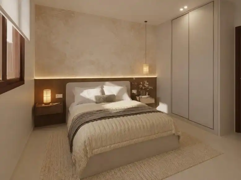Habitación de Apartamento en venta en Santa Pola con Calefacción, Jardín privado y Terraza