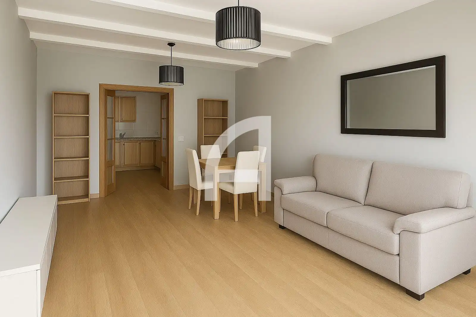 Wohnzimmer von Wohnung zum Verkauf in Mijas mit Klimaanlage, Heizung und Terrasse