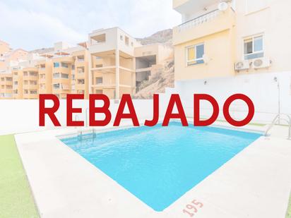 Swimming pool of Flat for sale in Roquetas de Mar  with Furnished and Community pool