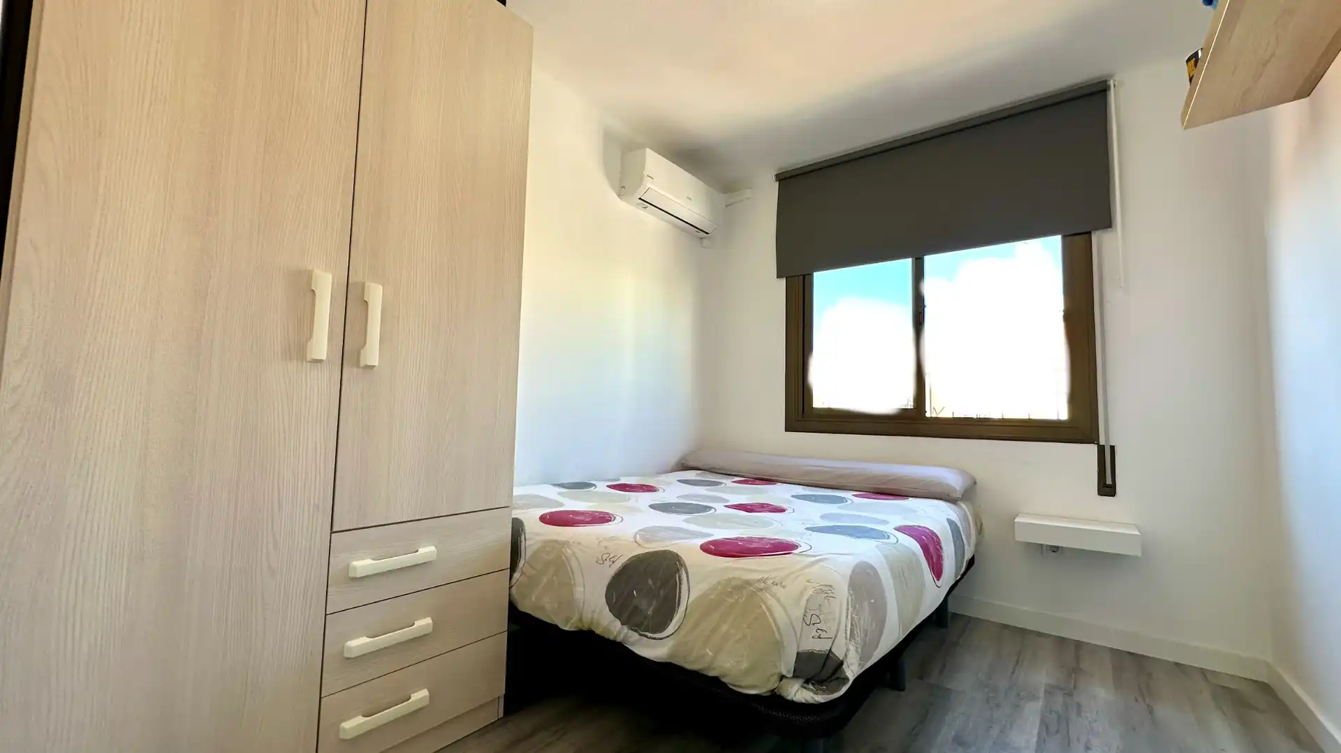 Bedroom of Attic for sale in Badalona  with Air Conditioner, Heating and Parquet flooring