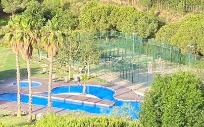 Swimming pool of Flat for sale in  Barcelona Capital  with Air Conditioner, Heating and Terrace