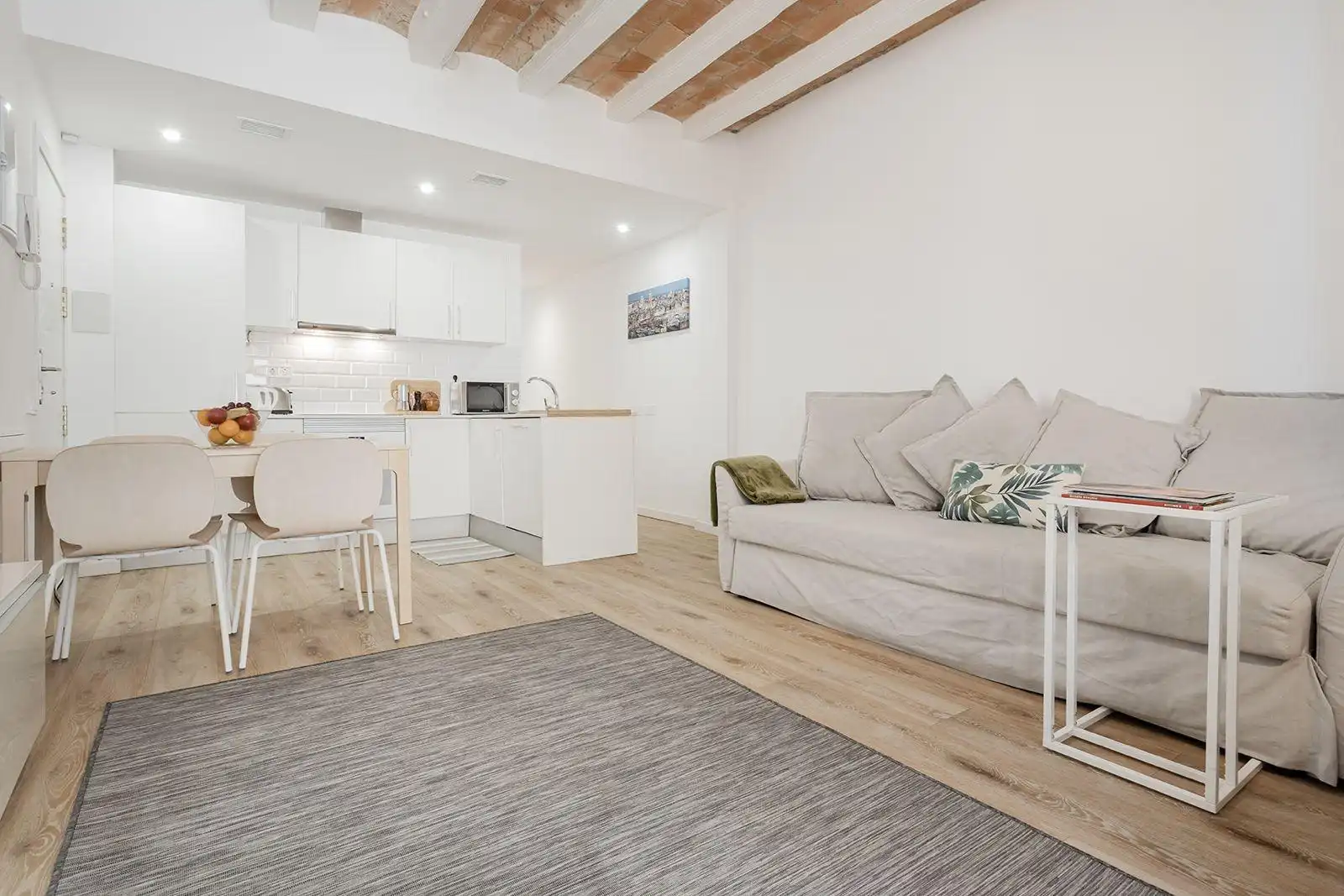 Sala de estar de Piso en venta en Barcelona con Aire acondicionado, Calefacción y Parquet