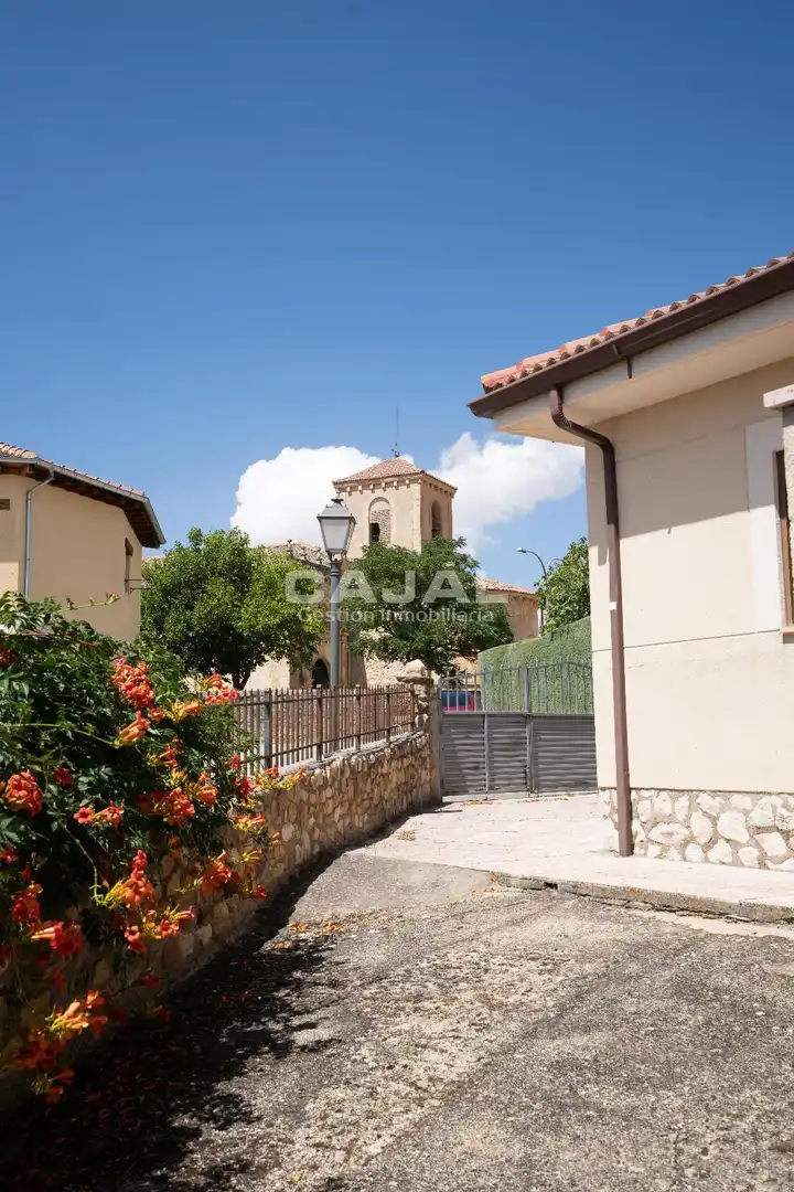 Exterior view of Houses for sale in Cerezo de Arriba  with Heating