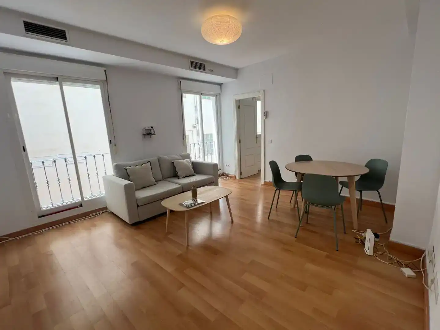 Wohnzimmer von Wohnung zur Miete in Málaga Capital mit Klimaanlage