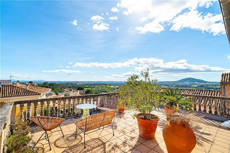 Terrassa de Casa o xalet en venda en Campanet amb Aire condicionat, Calefacció i Jardí privat