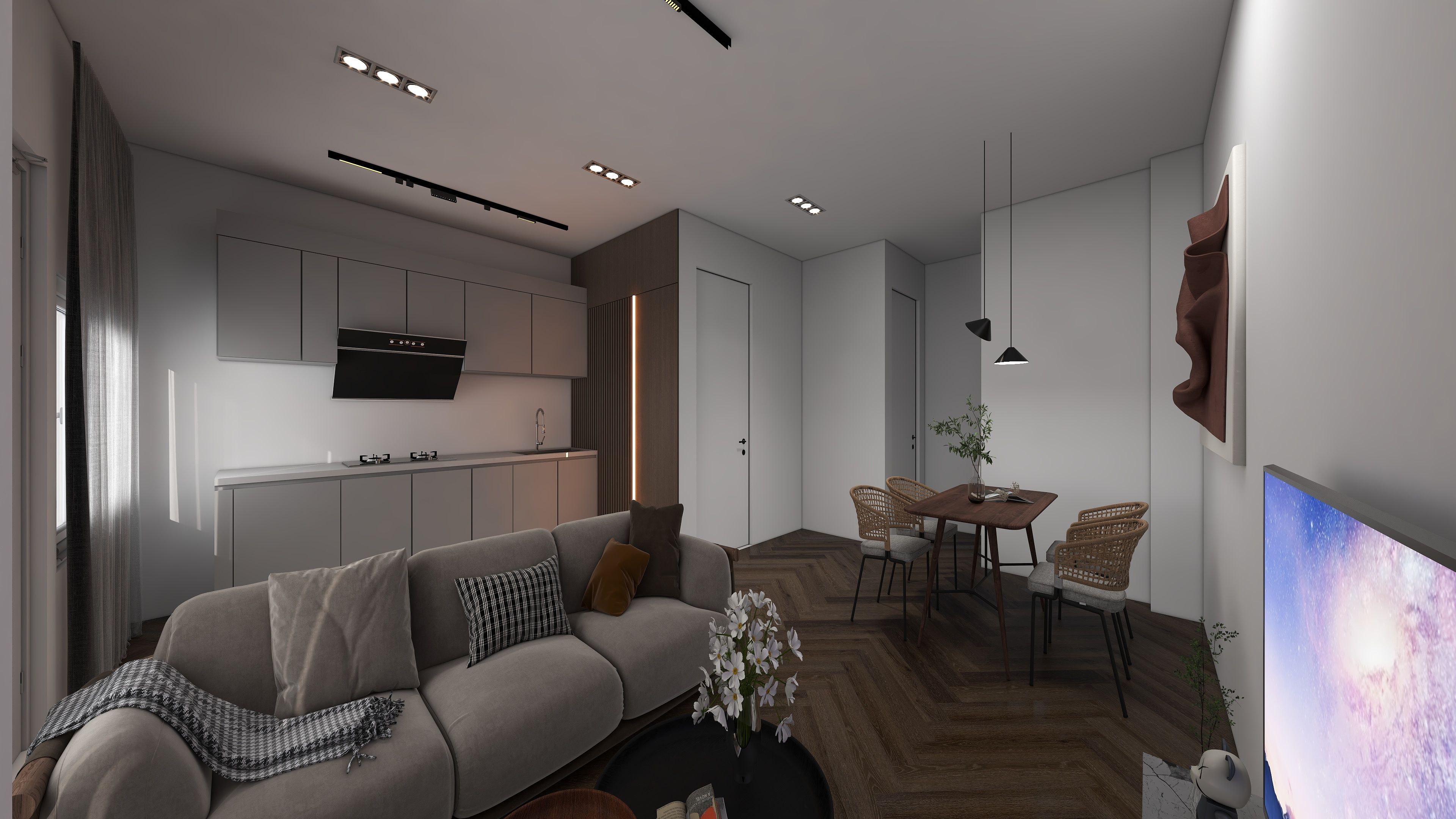 Living room of Flat for sale in  Madrid Capital