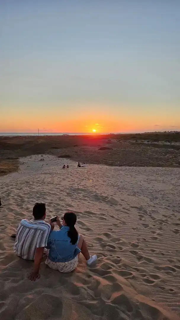 Vista exterior de Pis de lloguer en Ayamonte amb Aire condicionat, Jardí privat i Parquet