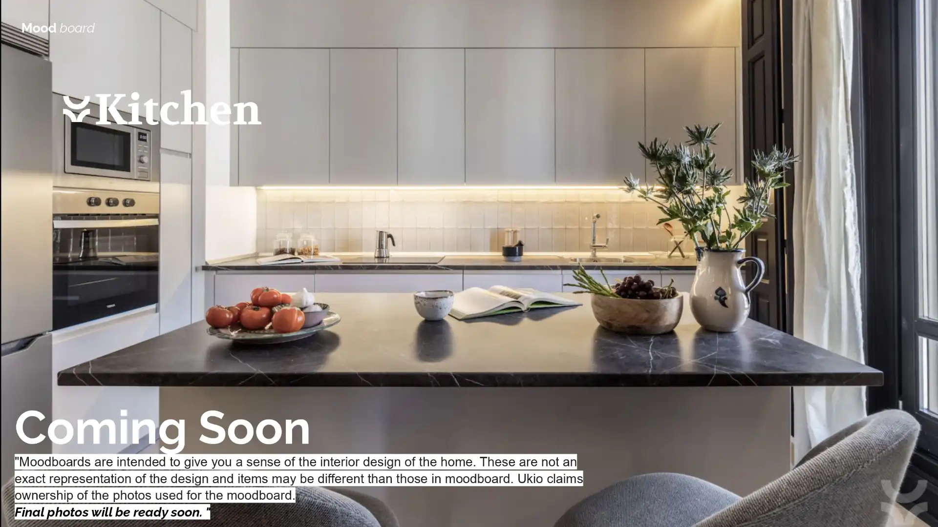 Cuina de Apartament de lloguer en Barcelona amb Aire condicionat, Calefacció i Moblat