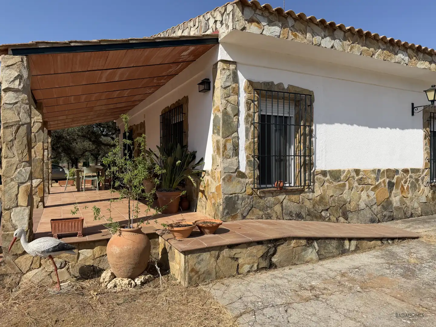 Terraza de Finca rústica en venta en Badajoz con Jardín privado, Terraza y Trastero