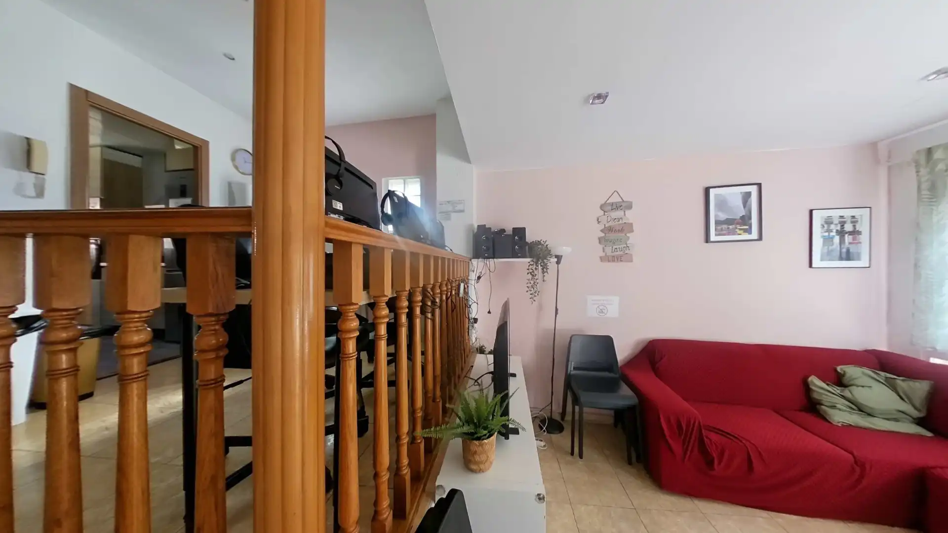 Sala d'estar de Casa adosada en venda en Sabadell amb Aire condicionat, Calefacció i Terrassa