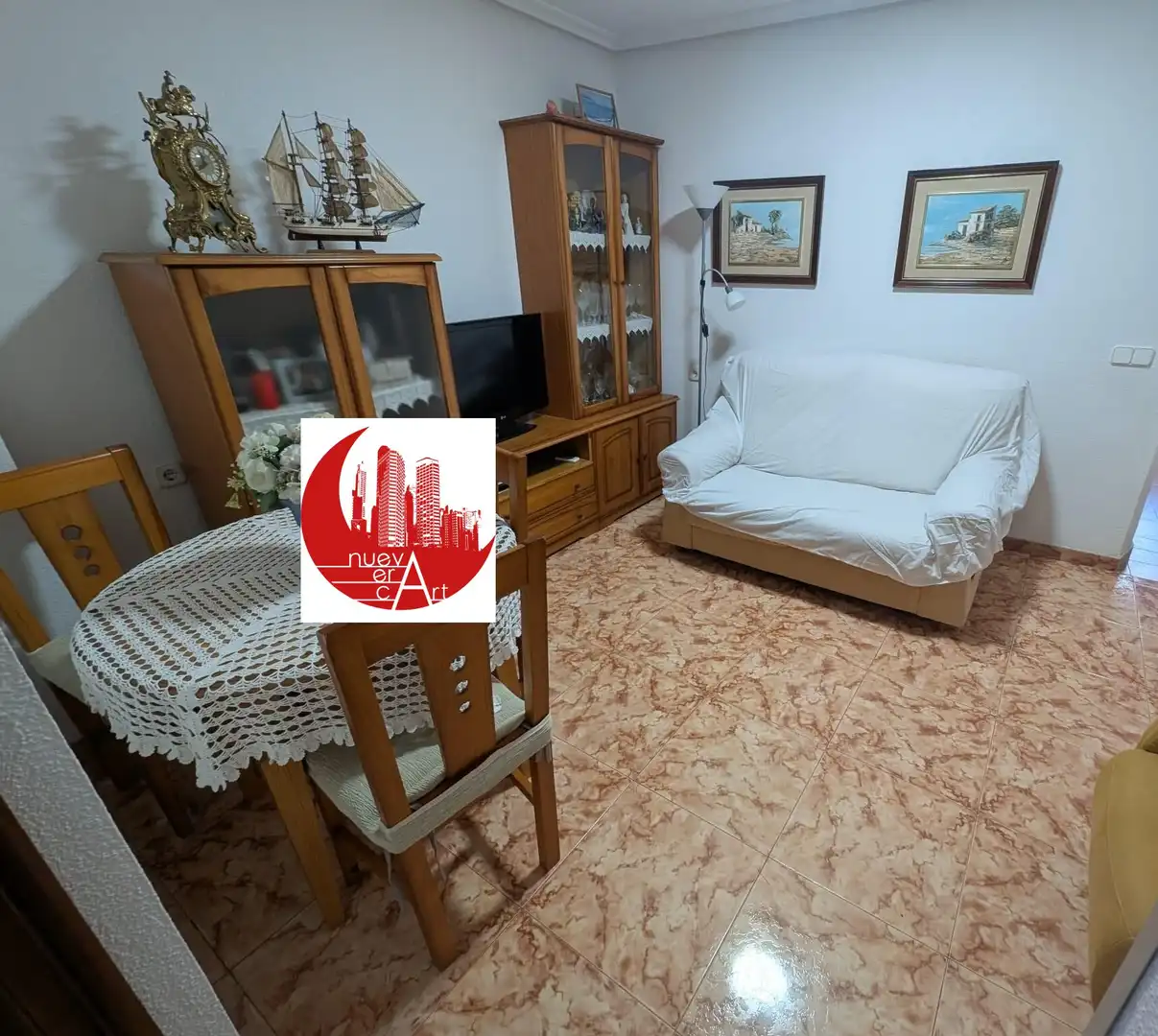 Sala d'estar de Casa o xalet en venda en Cartagena amb Aire condicionat, Terrassa i Traster