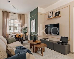 Living room of Apartment to rent in  Barcelona Capital  with Air Conditioner, Heating and Furnished