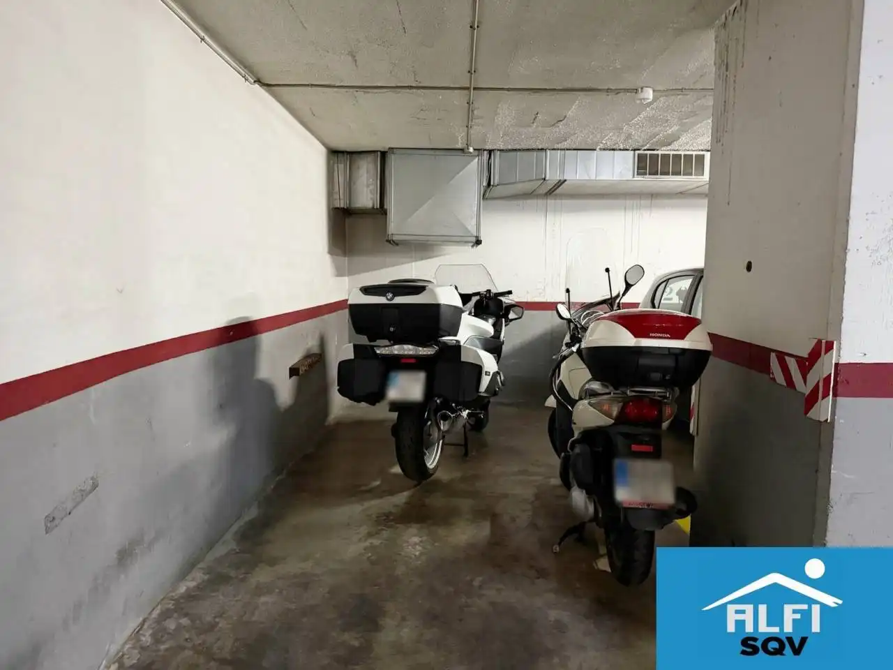 Parking of Flat for sale in Sabadell  with Air Conditioner, Heating and Parquet flooring
