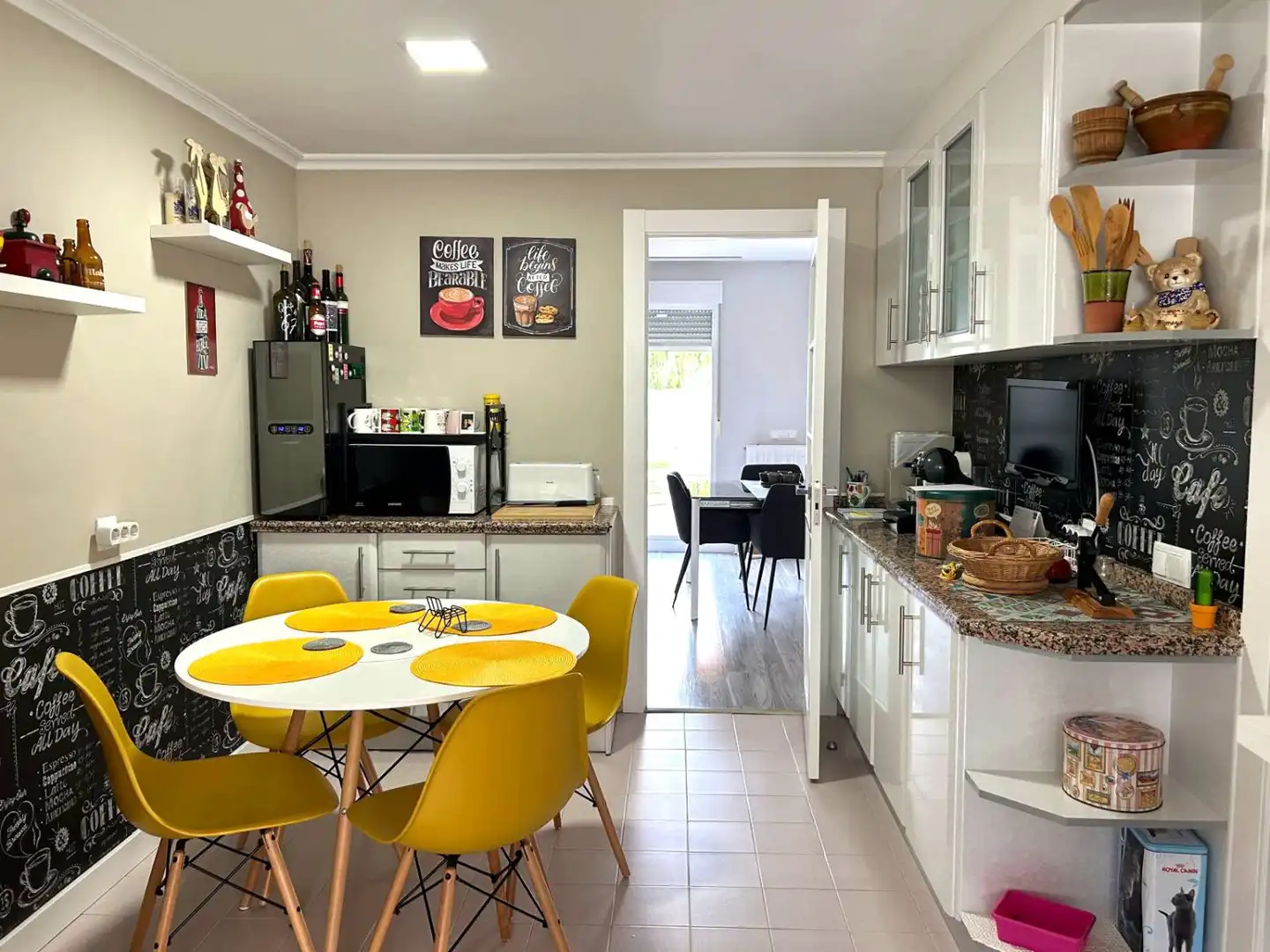 Cocina de Casa adosada en venta en Albacete con Aire acondicionado, Calefacción y Parquet